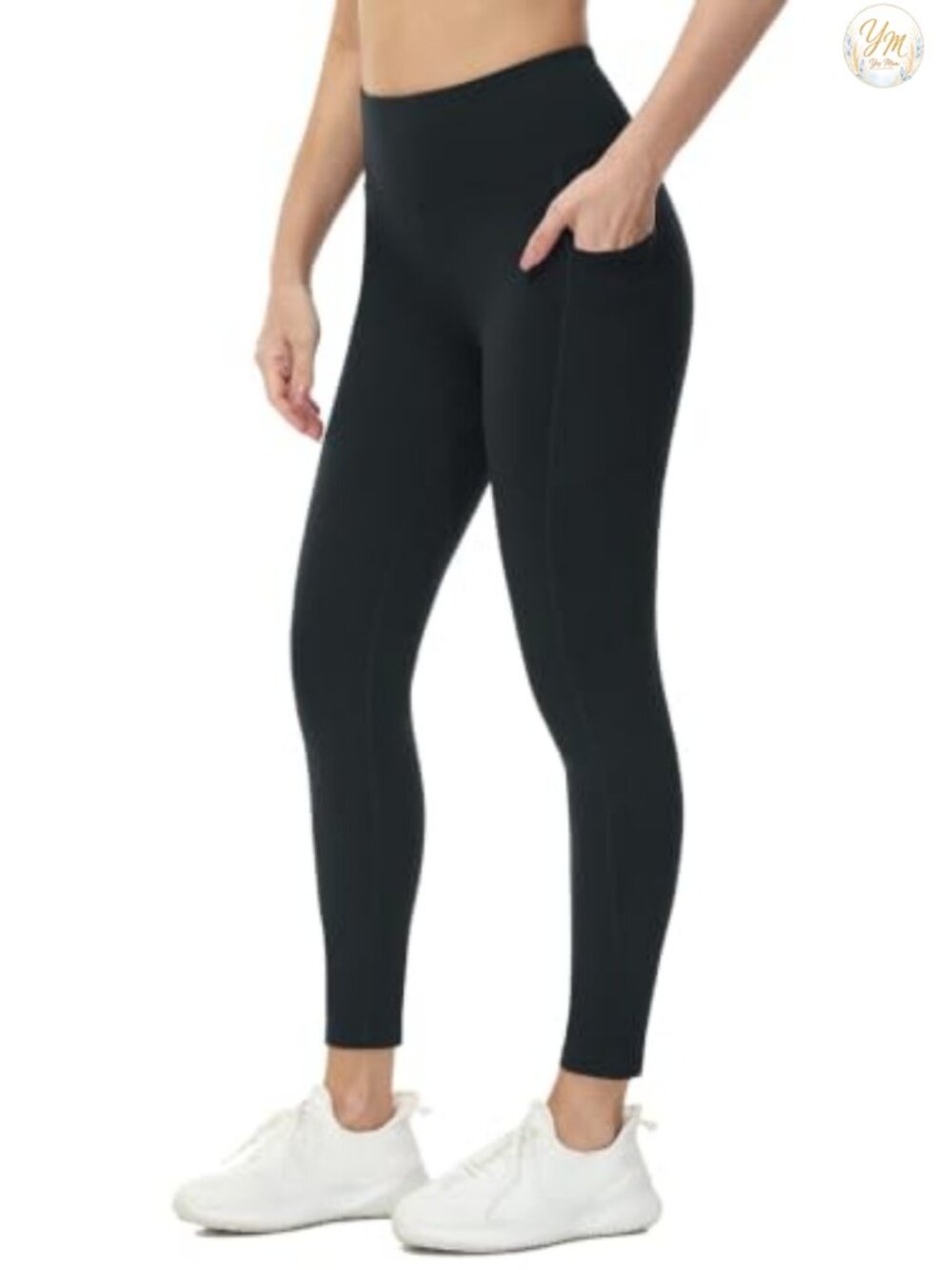 Fleece Lined Thermal Leggings High Waist Tummy Control Winter Athletic